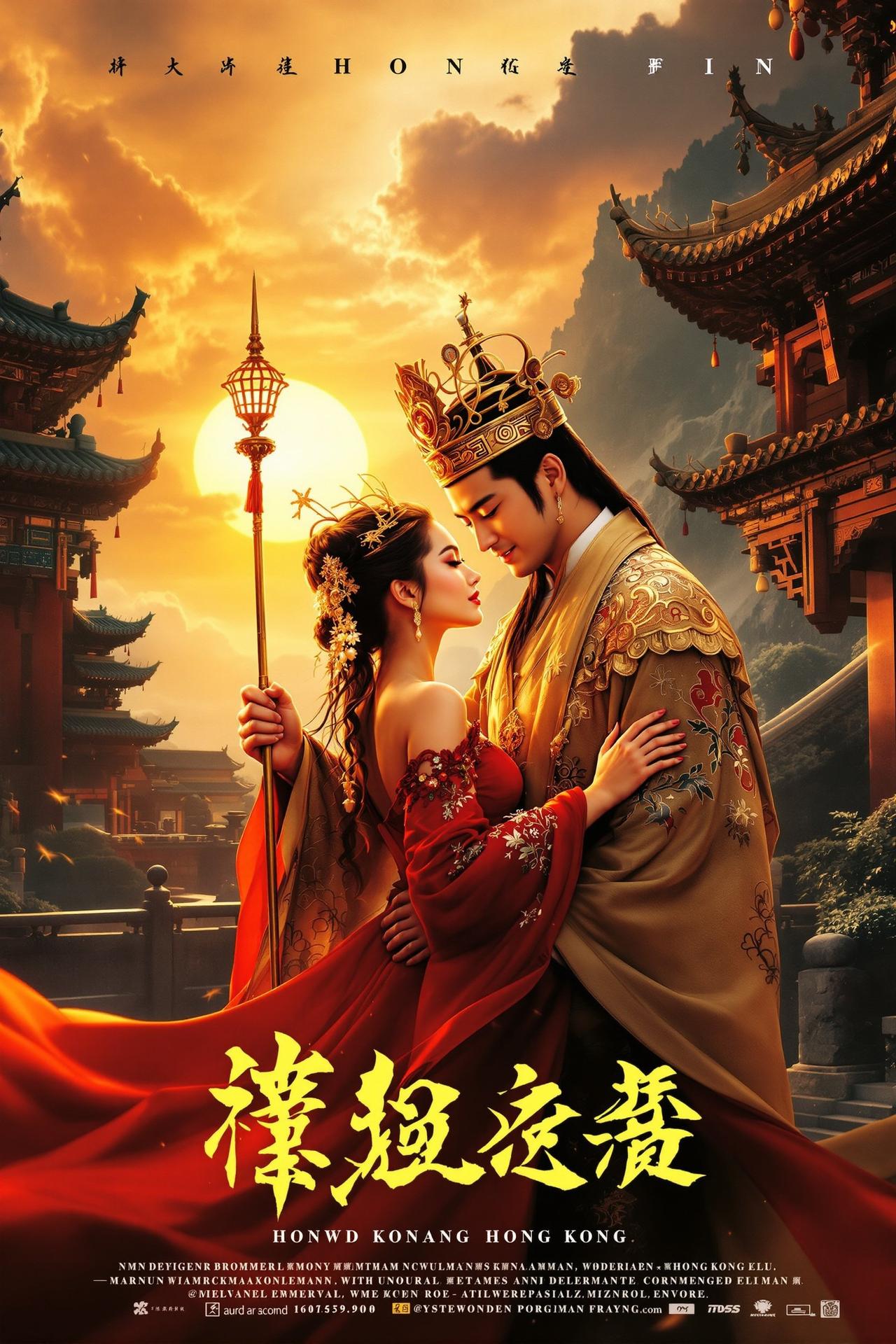 大话西游之大圣娶亲 电影海报,1995年喜剧片,导演刘镇伟